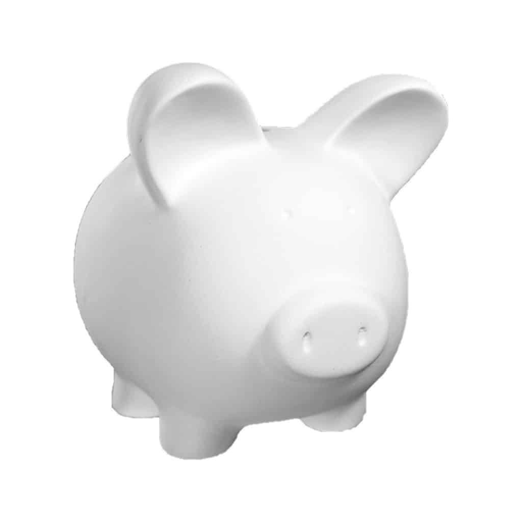 Bisque Imports 1200 - Medium Pig Bank