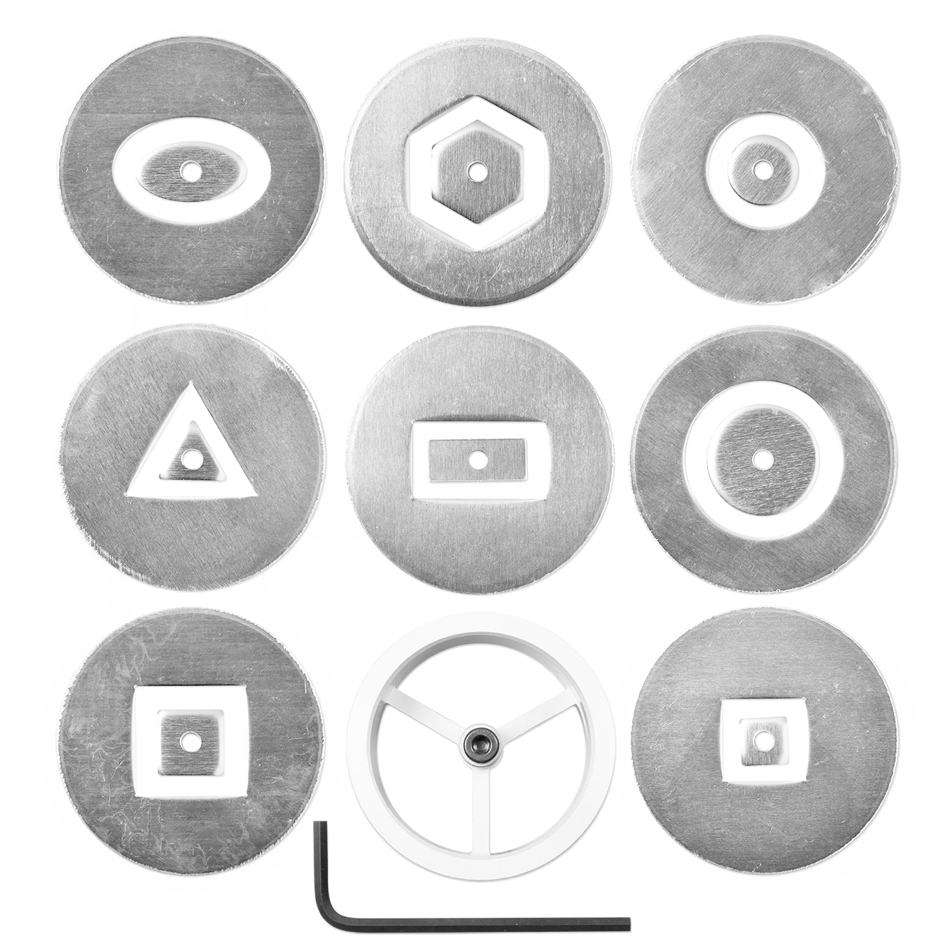 Hex-ACC - 9pc Hollow Die Set for Scott Creek Clay Guns