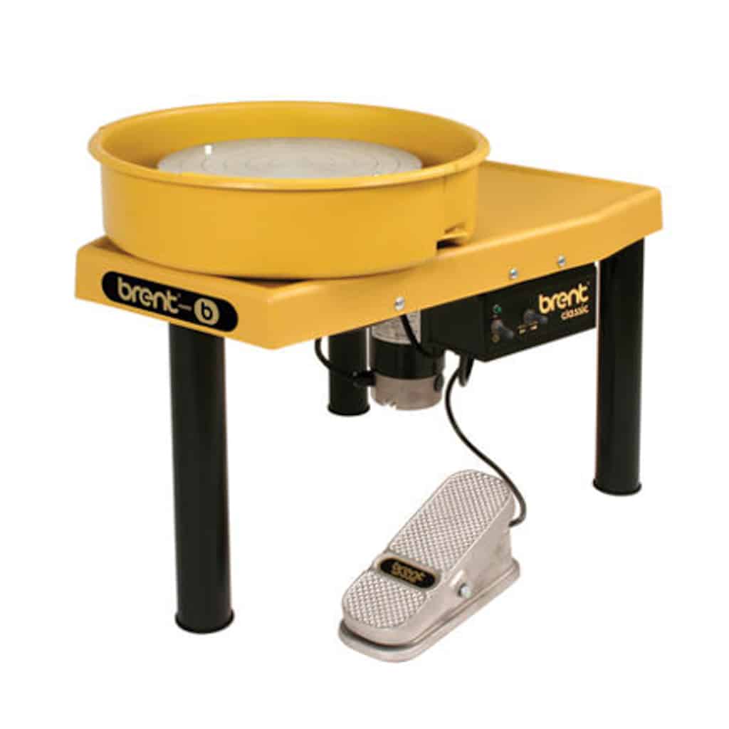Amaco Brent Model B 1/2 HP Pottery Wheel - Yellow