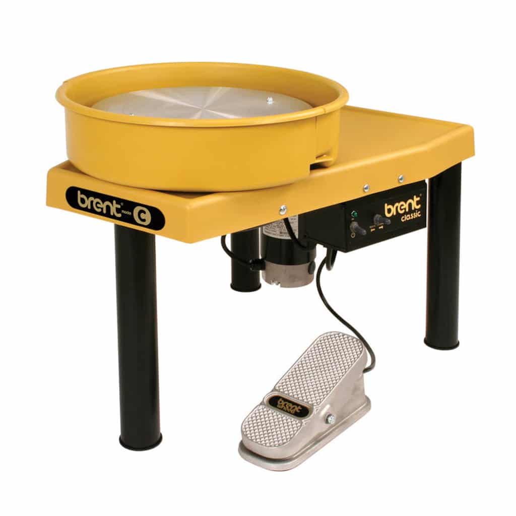 Amaco Brent Model C 3/4 HP Pottery Wheel - Yellow