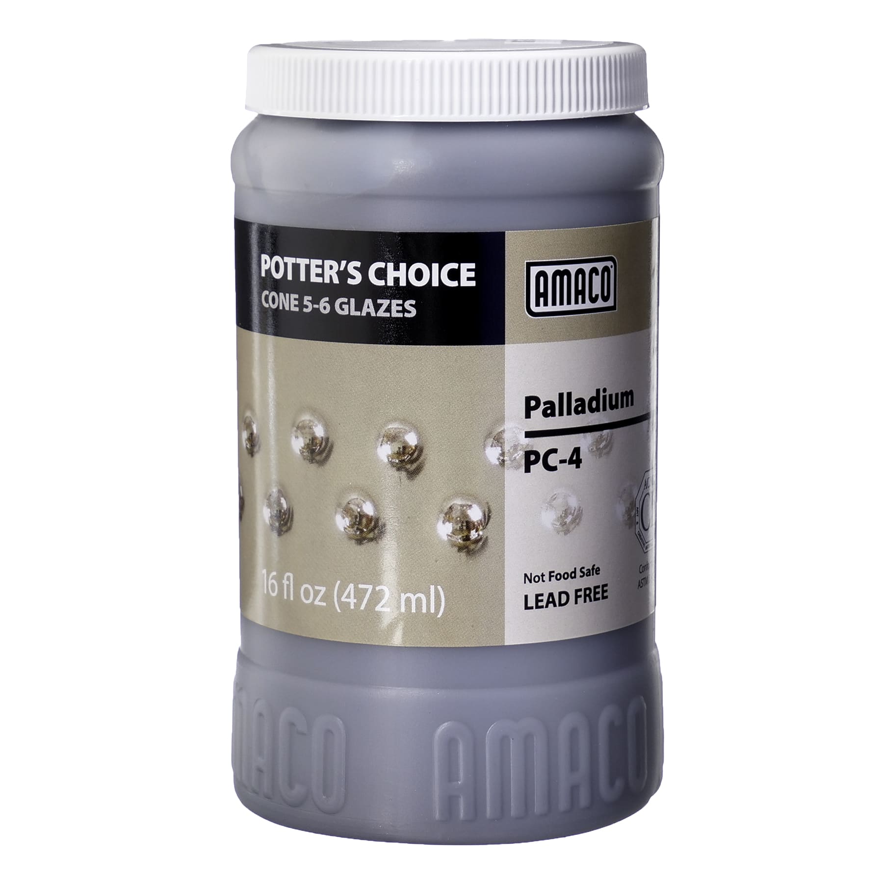 Amaco Potter's Choice - PC-04 Palladium - Pint (16 oz.)