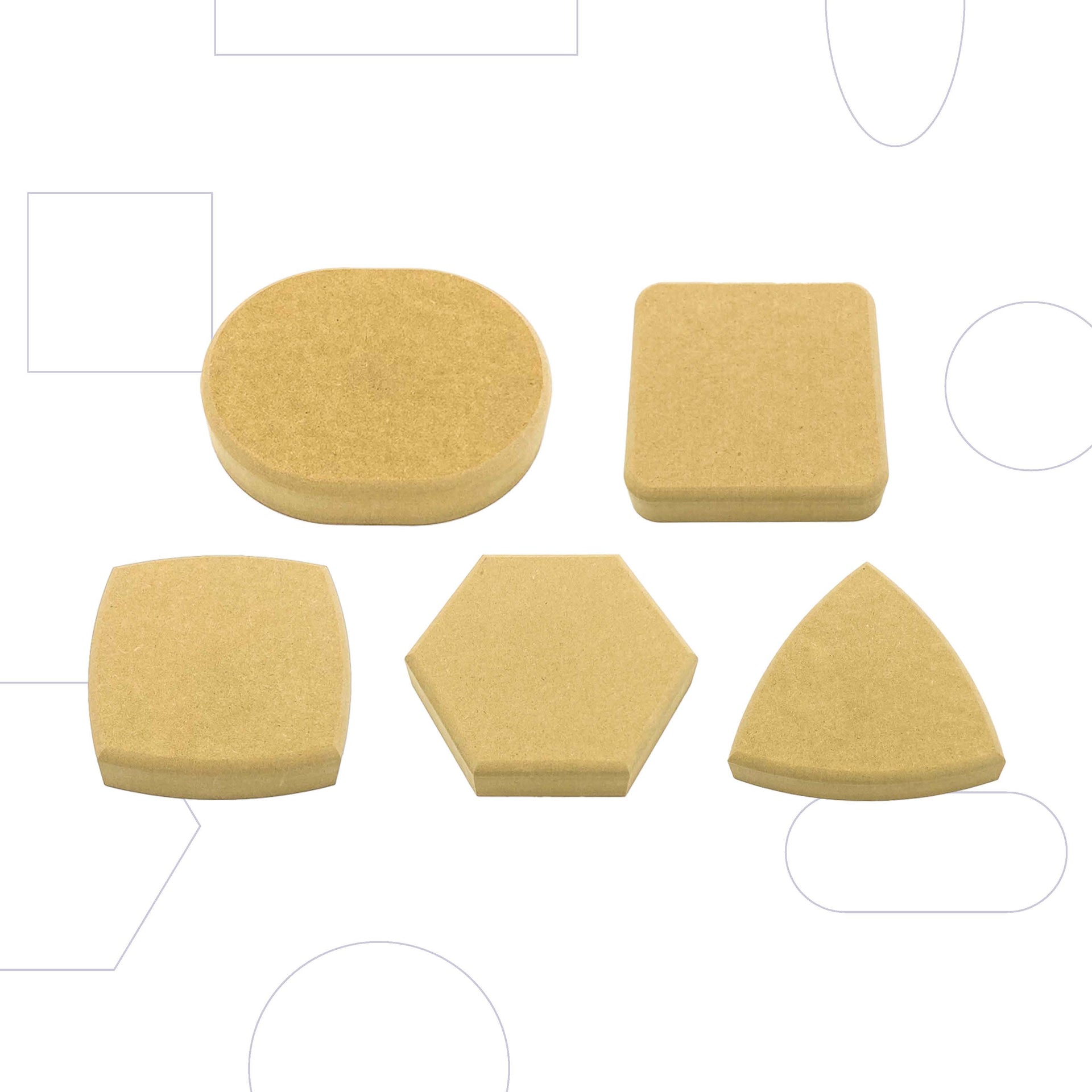 G.R. Pottery Forms - Wallie Starter Pack - 5pc