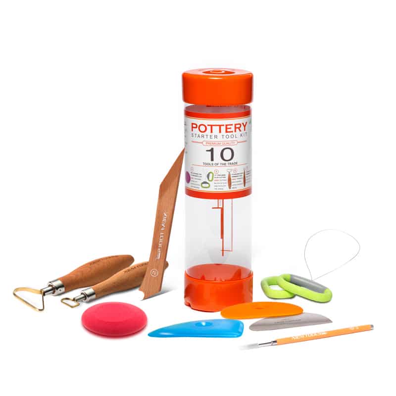 Xiem PSTK10-10410 Pottery Starter Kit - 10 Pieces