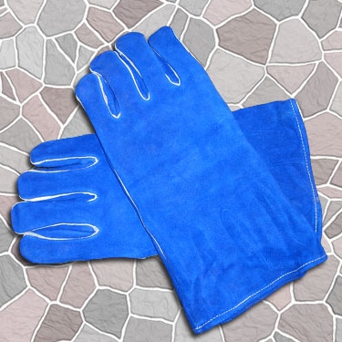 Heat Resistant Kiln Gloves Blue