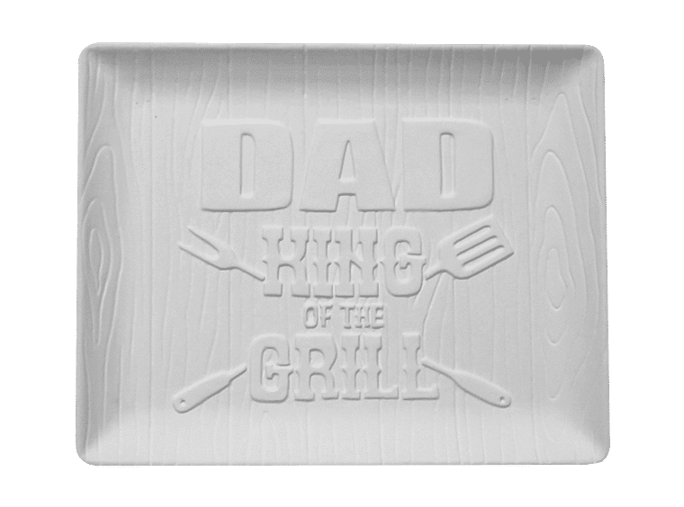 Wholesale Bisqueware - 115 King of the Grill Platter